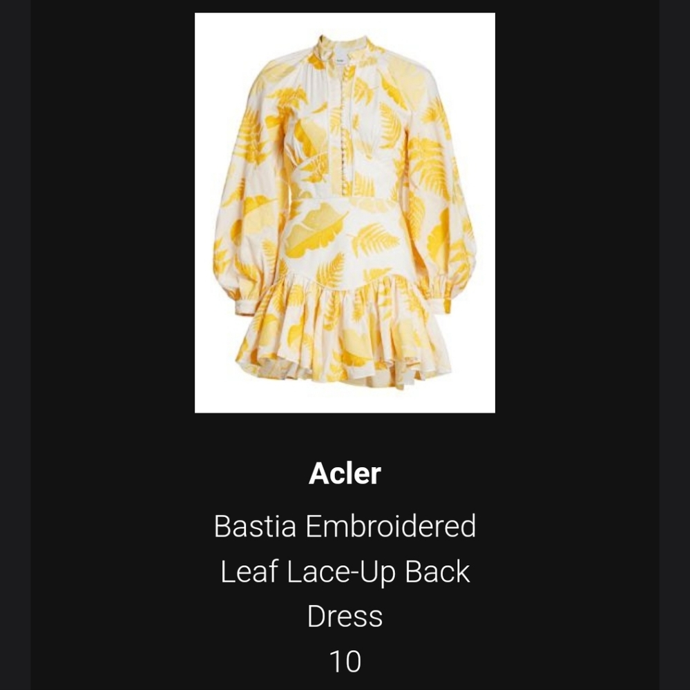 Acler Dress